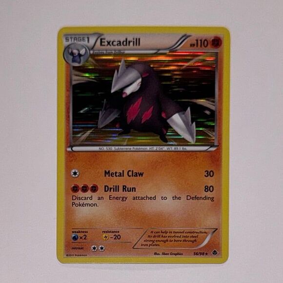 POKEMON CARD: HOLO Excadril #56/98 (Pokemon Emerging Powers) - Picture 1 of 2